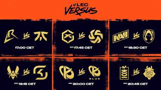 2026 LEC Versus - Week 1 Day 1