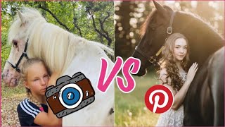 RECREATING HORSE PHOTOS WITH A PONY!!