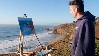 RETURN TO PLEIN AIR real time OIL PAINTING demo