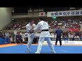 【新極真会】第21回全関東空手道選手権大会　中量級　準決勝1 shinkyokushinkai karate