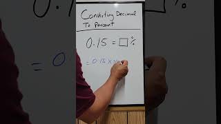 Converting Decimal To Percent #math #mathematics #maths #decimal #percentage