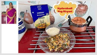 Daawat Hyderabadi Biryani Kit I Vegetarian Biryani I