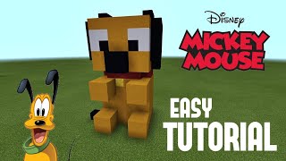 Minecraft Tutorial: How To Make A Pluto Plush Statue (EASY!)