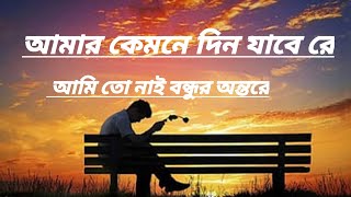 আমার কেমনে দিন যাবে রে আমি তো নাই বন্ধুর অন্তরে