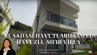 Kuşadası Davutlarda Özel Havuzlu Sıfır Villa