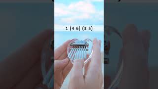 Somewhere Over The Rainbow 8key Kalimba Easy Tutorial Tabs