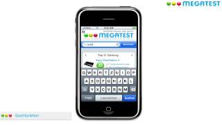 Die MEGATEST-iPhone-App