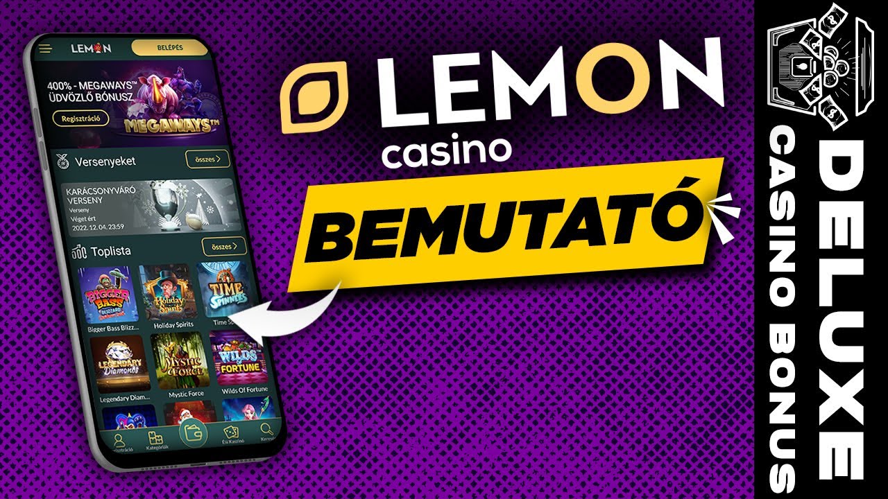 LEMON CASINO | Online Kaszinó Magyaroknak - YouTube