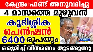 കുടിശ്ശിക പെൻഷൻ 6400 രൂപ ഒരുമിച്ചു വിതരണം ആരംഭിക്കുന്നു.കേന്ദ്രം ഫണ്ട് അനുവദിച്ചു..| Pension News