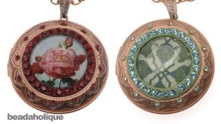 How to Make a Mixed Media Collage Art Locket