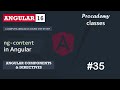#35 ng-content in Angular | Angular Component & Directives | A Complete Angular Course