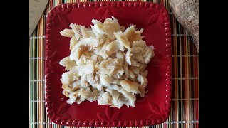 How to Desalt, Cook and Shred Authentic Salted Cod (Bacalao)