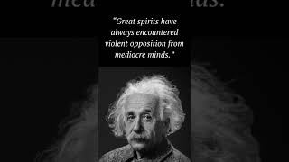 If you are a GREAT SPIRIT... #Shorts #Einstein #Quotes