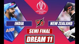 India v New Zealand #INDvNZ - LIVE Match Score -ICC Cricket World Cup 2019 - 1st Semifinal