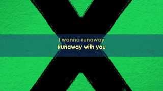 Ed Sheeran - Runaway | Lyrics Video | Album : X