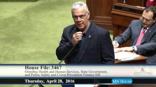 Rep. Tony Cornish introduces public safety measures included in HF3467 4/28/16