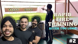 RAPID FIRE AFTER TOO LONG | KARNI SINGH SHOOTING RANGE | NEW DELHI