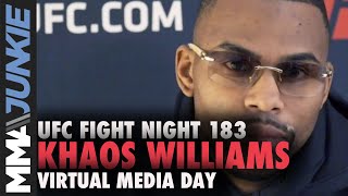 Khaos Williams welcomes Michel Pereira's flashy style | UFC Fight Night 183 interview