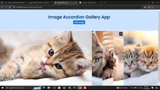 Image Accordion Gallery App Using PHP and MySQL with Source Code
