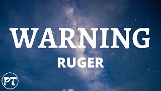 Ruger - Warning (Official Lyrics Video)