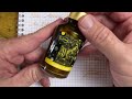 shimmering inks diamine golden sands ink review