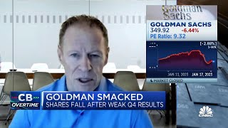 Goldman Sachs' bad quarter is the result of environmental factors, says Steve Weiss