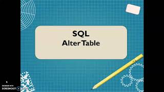 alter query in sql| sql programs for interview