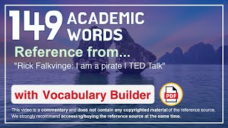 149 Academic Words Ref from "Rick Falkvinge: I am a pirate | TED Talk"
