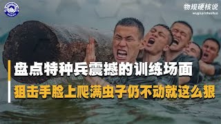 盘点特种兵震撼训练场面，狙击手脸上爬满虫子，仍不动就这么狠！