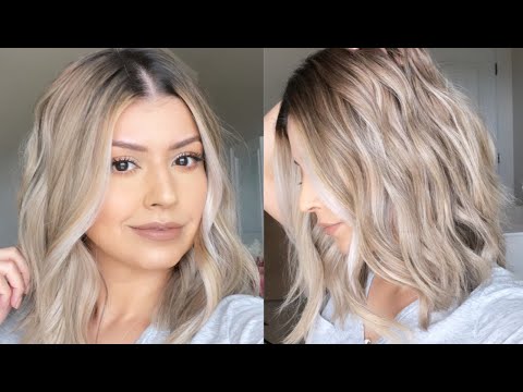 12 easy hair tutorials on how to style a lob haircut