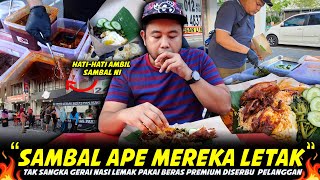 MEREMANG TENGOK SAMBAL NI..Baru Seminggu Dibuka, Pelanggan Sudah Berbaris..NASI LEMAK BERAS PANJANG