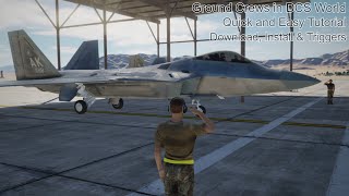 DCS World | Animated Ground Crews | Tutorial