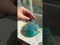 Adding too much glitter into slime.. oddly satisfying #slimevideos