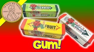 Wrigleys Chewing Gum Christmas Collectors Tins Juicy Fruit Doublemint Spearmint Stocking Stuffers