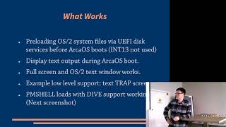 Booting ArcaOS on UEFI hardware (demonstration)