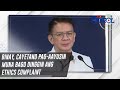 Binay, Cayetano pag-aayusin muna bago dinggin ang ethics complaint | TV Patrol