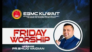 Friday live worship - worship Pr. Titus Thomas - message Pr. Shijo Vaidian