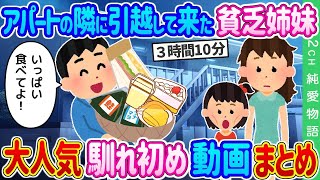 【2ch 馴れ初め総集編】アパートの隣に引越して来た貧乏姉妹にバイト先の売れ残りを大量にあげた結果…2ch純愛物語 人気馴れ初め動画まとめてみた！総集編 【作業用】【ゆっくり】