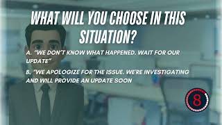 Scenario 1: Crisis Communication