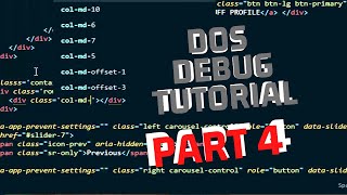 DOS DEBUG COMMANDS | Tutorial | Part 4