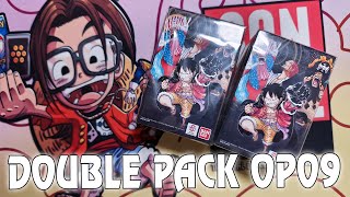 ABRIMOS 2 DOUBLE PACK DE ONE PIECE CARD GAME EMPERORS IN THE NEW WORLD - OP09 #onepiececardgame