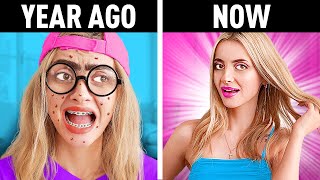 EXTREME Makeover From NERD to POPULAR | VIRAL TIKTOK HACKS AND GADGETS FROM AMAZON TO BE BEAUTIFUL