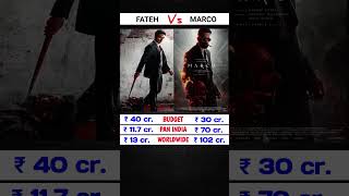 Fateh vs marco box office collection | Fateh , 9th day collection , marco #shortfeed