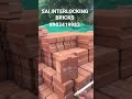 Kerala mud interlocking bricks| 100% red blocks