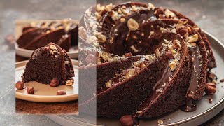 Chocolate Bundt Cake with Hazelnuts