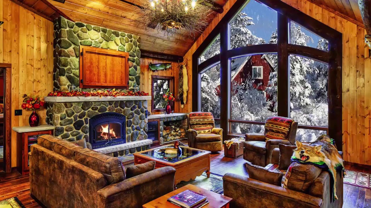Cozy Cabin Fireplace