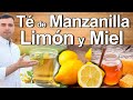 TE DE MANZANILLA CON LIMON Y MIEL - Infusión Para Subir Las Defensas - Para Qué Sirve y Beneficios