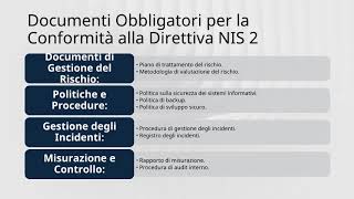 Direttiva NIS 2 - I documenti obbligatori