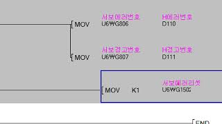 미쯔비시 PLC 기초 29 조그기동 원점복귀 에러리셋 현재위치모니터링