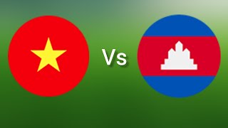 Cambodia U-16 vs Vietnam U-16 | AFF U-16 YouthChampionship | football live match live streaming 2024